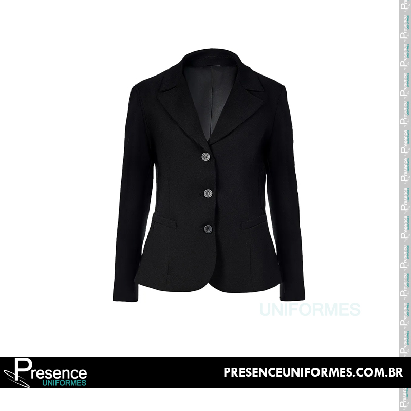 Uniforme profissional blazer feminino